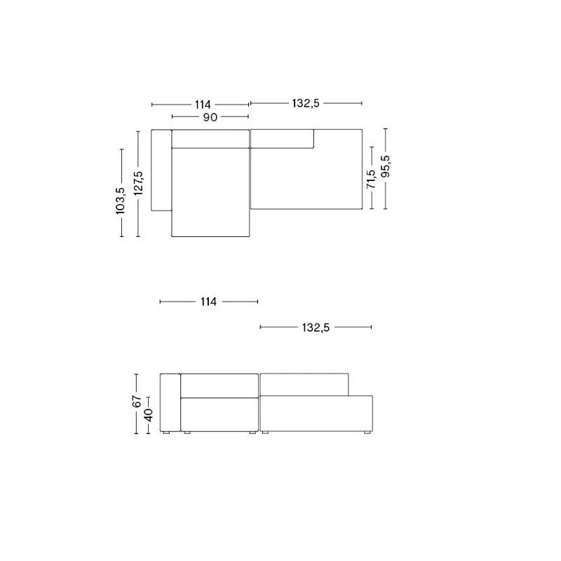 Hay Mags 2,5-Sitzer Sofa 246x127,5cm - Image 2