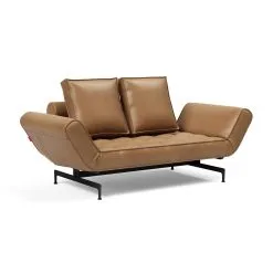 Innovation Ghia Laser Schlafsofa Stoff Mit Ledermischung 210x93cm