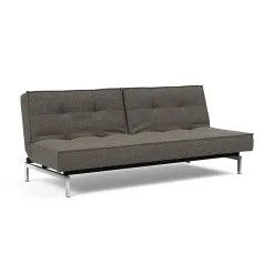 Innovation Splitback Schlafsofa Chrom 210x89cm