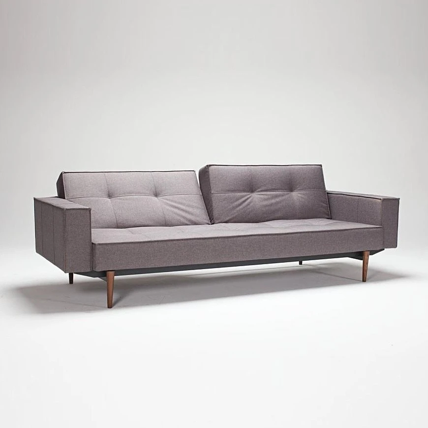 Innovation Splitback Styletto Schlafsofa Mit Armlehnen Holz Dunkel - Image 12