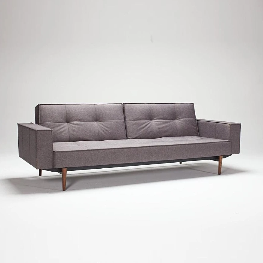 Innovation Splitback Styletto Schlafsofa Mit Armlehnen Holz Dunkel - Image 11