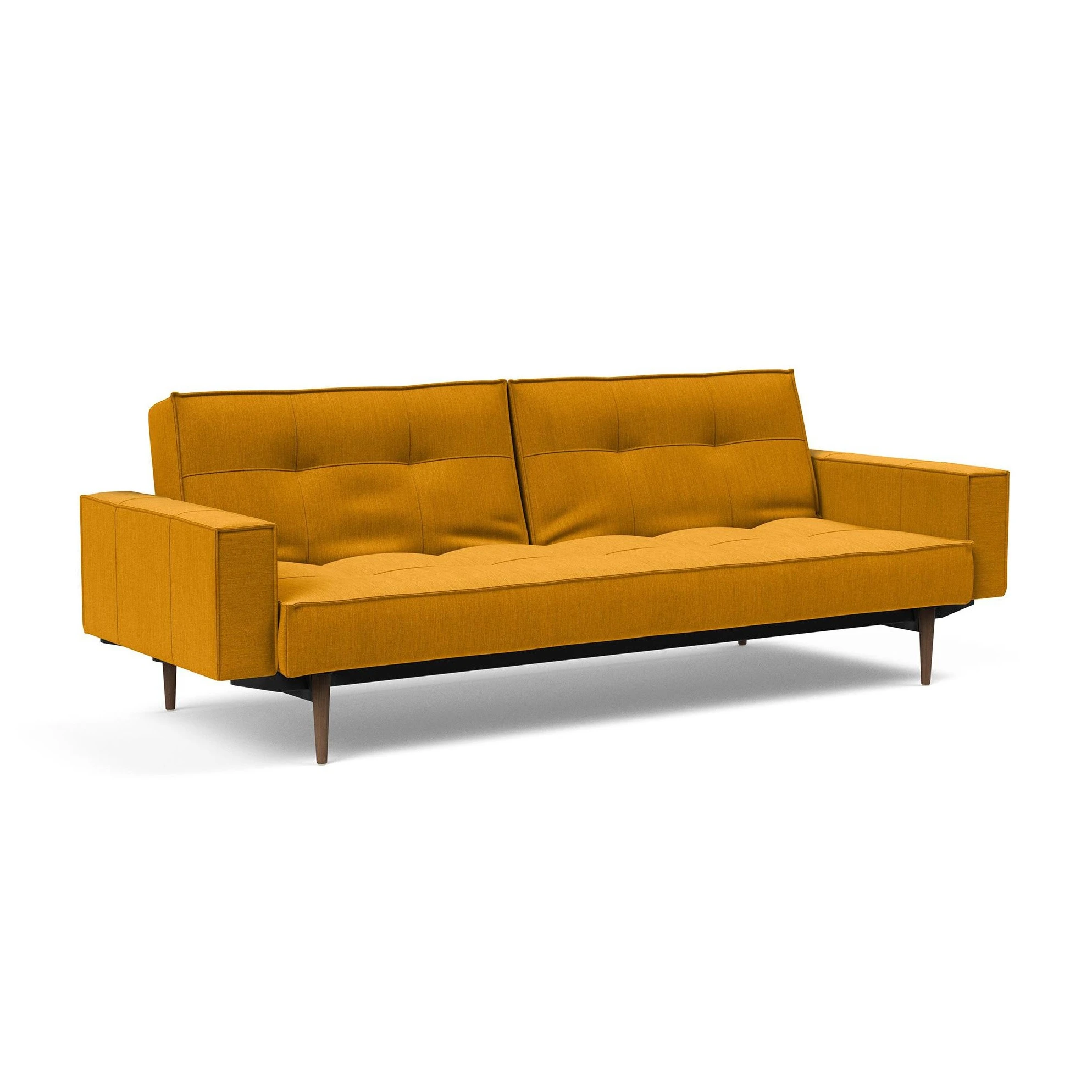 Innovation Splitback Styletto Schlafsofa Mit Armlehnen Holz Dunkel - Image 25