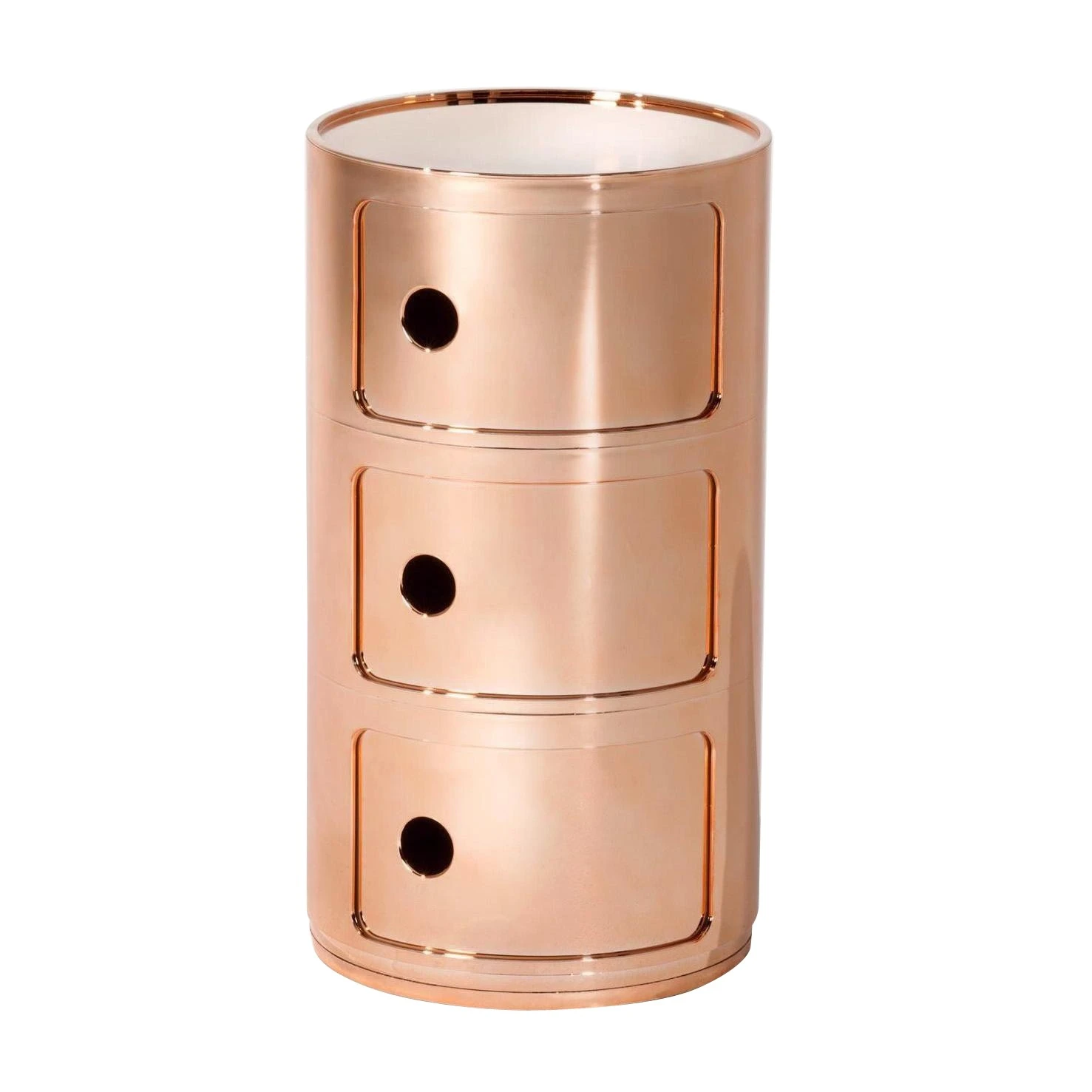 Kartell Componibili 3 Metallic Container - Image 6