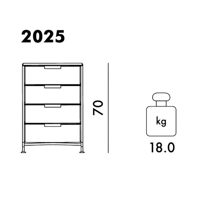 Kartell Mobil 4 Container Mit Füßen - Image 3