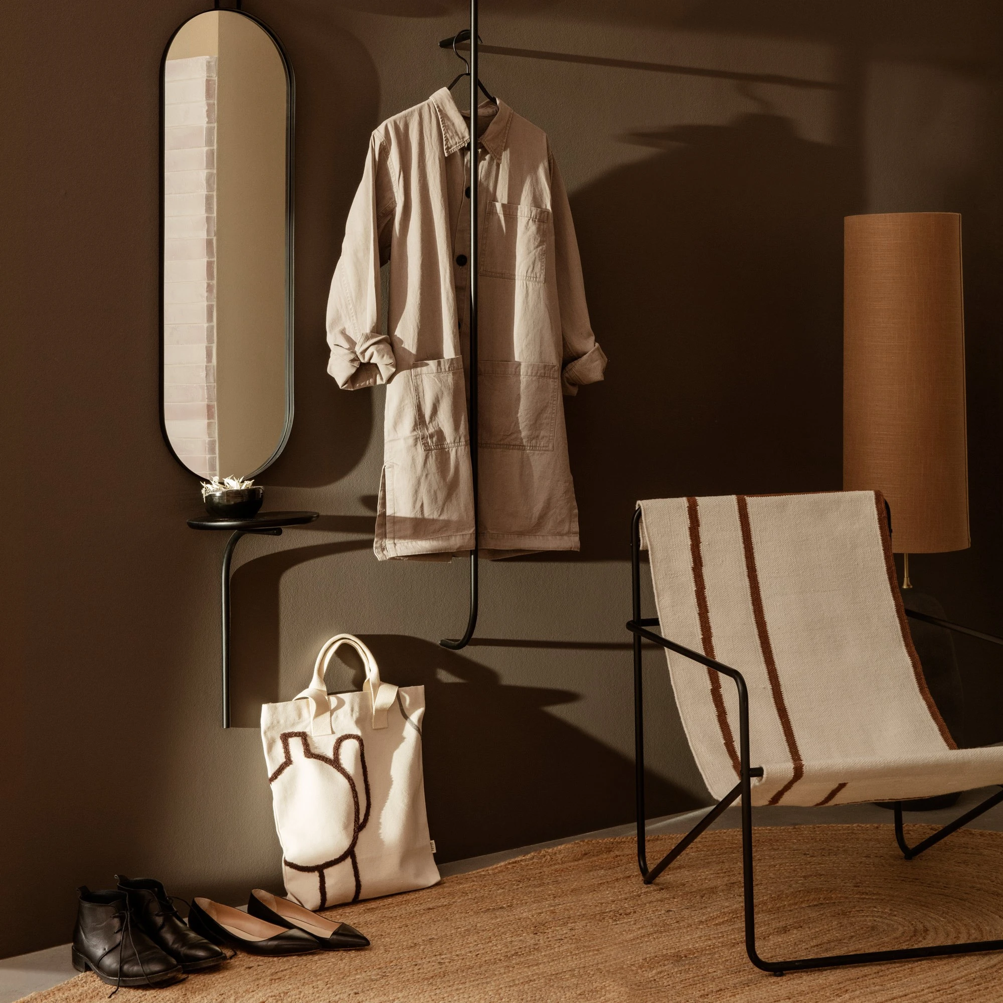 Ferm LIVING Desert Loungestuhl Gestell Schwarz - Image 10